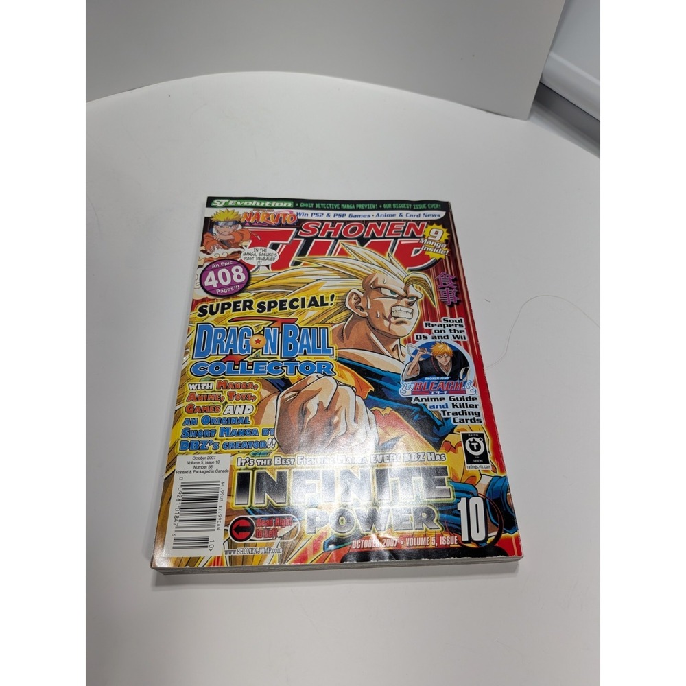 Shonen Jump 408 Dragon Ball Z Collector Issue Infinite Power Goku Rare